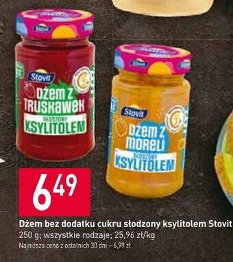 Stokrotka Dżem bez dodatku cukru słodzony ksylitolem Stovit 250 g oferta