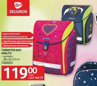 Selgros TORNISTER MIDI HERLITZ 1 szt. oferta