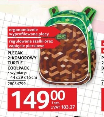 Selgros PLECAK 2-KOMOROWY TURTLE COOLPACK oferta