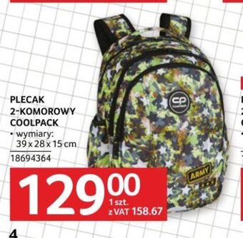Selgros PLECAK 2-KOMOROWY COOLPACK oferta