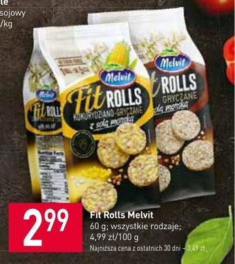 Stokrotka Fit Rolls Melvit 60 g oferta