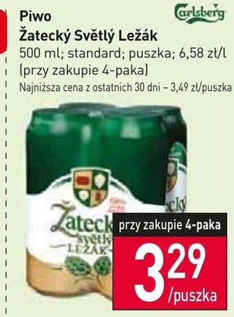 Stokrotka Piwo Žatecký Světlý Ležák 500ml oferta