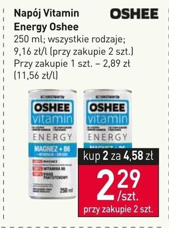 Stokrotka Napój Vitamin Energy Oshee 250ml oferta
