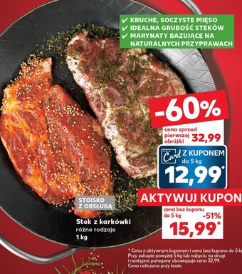 Kaufland Stek z karkówki 1kg oferta