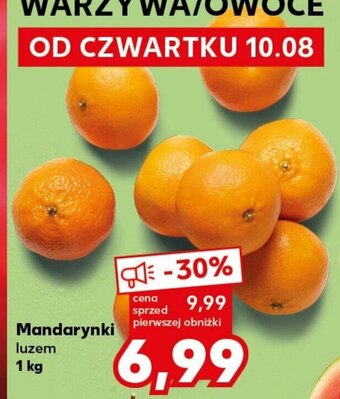 Kaufland Mandarynki 1kg oferta