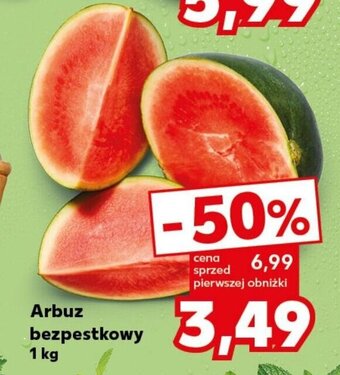 Kaufland Arbuz bezpestkowy 1kg oferta