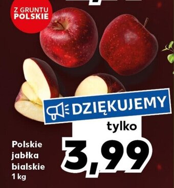 Kaufland Polskie jabłka bialskie 1 kg oferta