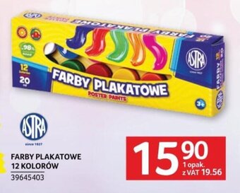 FARBY PLAKATOWE 12 KOLORÓW