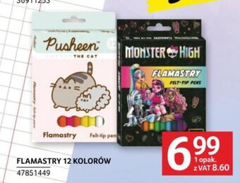 Selgros FLAMASTRY 12 KOLORÓW oferta