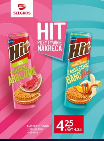Selgros CIASTKA HIT 220 G oferta