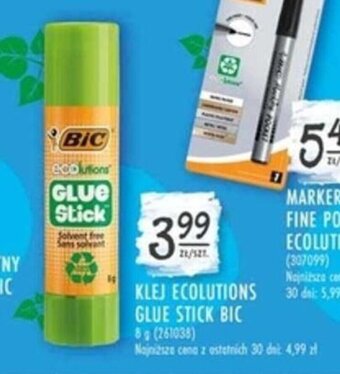 Stokrotka KLEJ ECOLUTIONS GLUE STICK BIC oferta