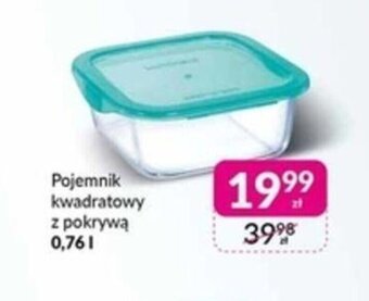Stokrotka Pojemnik kwadratowy z pokrywą 0,76 L oferta