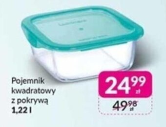Stokrotka Pojemnik kwadratowy z pokrywą 1,22 L oferta