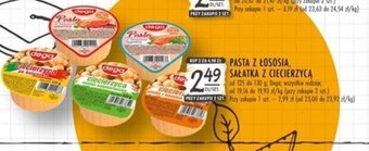 Stokrotka PASTA Z ŁOSOSIA, SAŁATKA Z CIECIERZYCĄ oferta