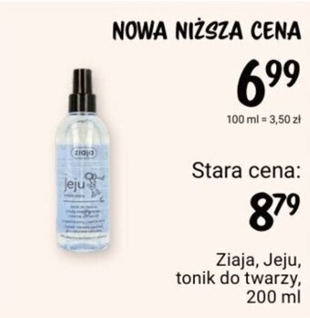 Rossmann Ziaja, Jeju, tonik do twarzy, 200ml oferta