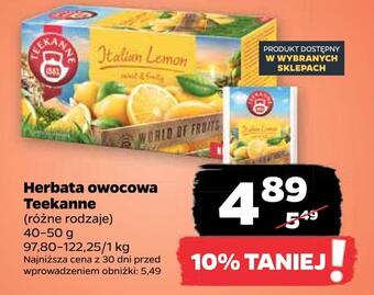 Netto Herbata owocowa teekanne oferta