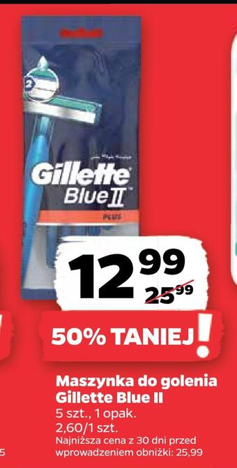 Netto Maszynka do golenia gillette blue ii oferta