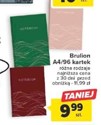Carrefour Brulion A4/96 kartek oferta