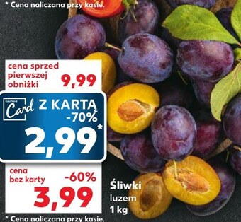 Kaufland Śliwki oferta
