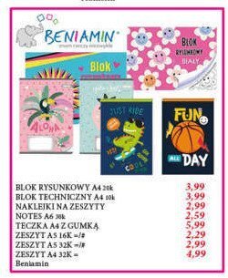 E.Leclerc Naklejki na zeszyty oferta