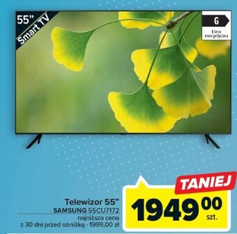 Carrefour Telewizor 55" SAMSUNG 55CU7172 oferta