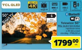 Carrefour Telewizor 50" TCL QLED 50C635A oferta