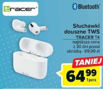 Carrefour Słuchawki douszne TWS TRACER T4 oferta