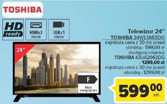 Carrefour Telewizor 24" TOSHIBA 24WL1A63DG oferta