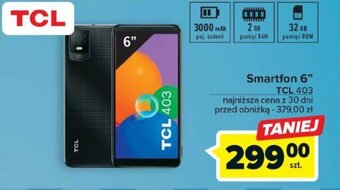 Carrefour Smartfon 6" TCL 403 oferta
