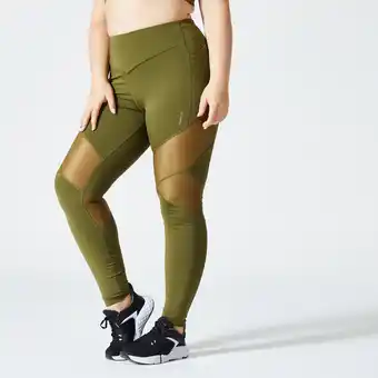 Decathlon Legginsy fitness damskie domyos oferta