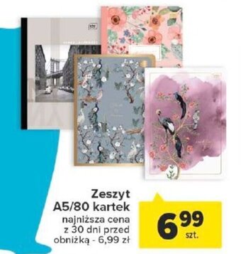 Carrefour Market Zeszyt A5/80 kartek oferta