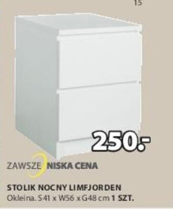 JYSK STOLIK NOCNY LIMFJORDEN S41 x W56 x G48 cm oferta
