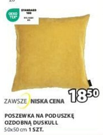 JYSK POSZEWKA NA PODUSZKĘ OZDOBNĄ DUSKULL 50x50 cm oferta
