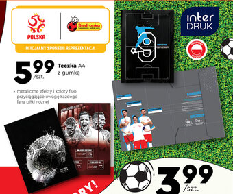 Biedronka Teczka A4 z gumką oferta