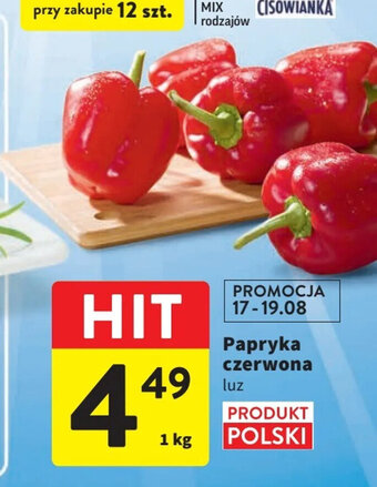Intermarche Papryka czerwona 1 kg oferta
