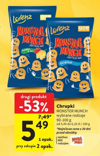 Intermarche Chrupki 90-100 g oferta