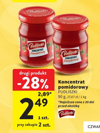 Intermarche Koncentrat pomidorowy 90 g oferta