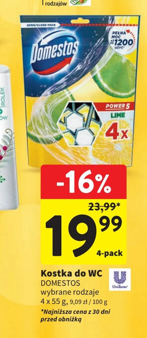 Intermarche Kostka do WC 4 x 55 g oferta