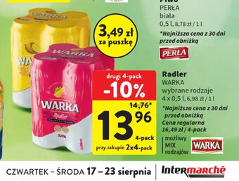 Intermarche Radler 4 x 0,5 l oferta