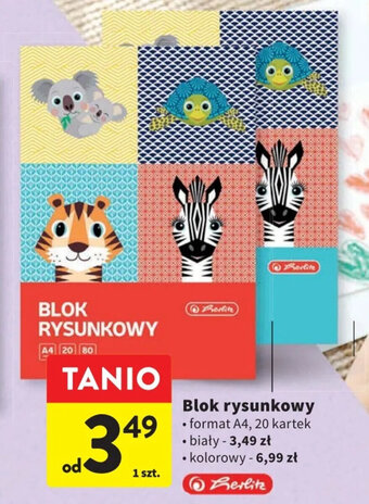 Blok rysunkowy A4 20 kartek