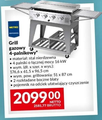 Makro Grill gazowy 4-palnikowy* oferta