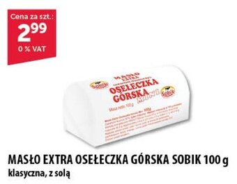 Eurocash MASŁO EXTRA OSEŁECZKA GÓRSKA SOBIK 100 g oferta