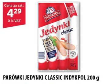 Eurocash PARÓWKI JEDYNKI CLASSIC INDYKPOL 200 g oferta