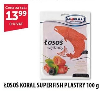 Eurocash ŁOSOŚ KORAL SUPERFISH PLASTRY 100 g oferta