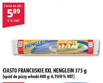 Eurocash CIASTO FRANCUSKIE XXL HENGLEIN 375 g oferta