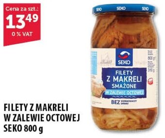 Eurocash FILETY Z MAKRELI W ZALEWIE OCTOWEJ SEKO 800 g oferta