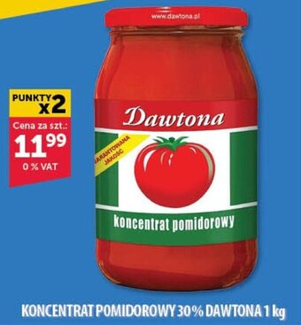 Eurocash KONCENTRAT POMIDOROWY 30% DAWTONA 1 kg oferta