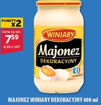 Eurocash MAJONEZ WINIARY DEKORACYJNY 400 ml oferta