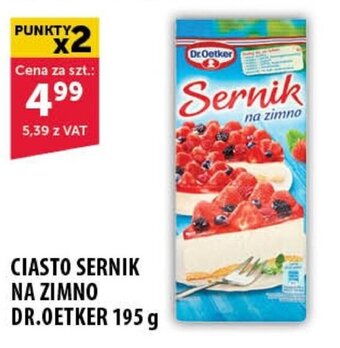 Eurocash CIASTO SERNIK NA ZIMNO DR.OETKER 195 g oferta