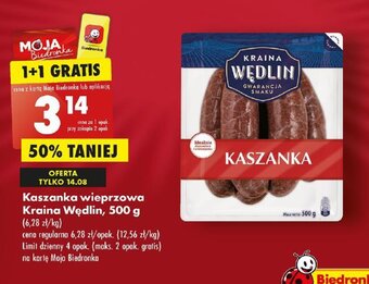 Biedronka Kaszanka wieprzowa Kraina Wędlin, 500 g oferta